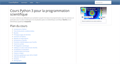 Desktop Screenshot of courspython.com