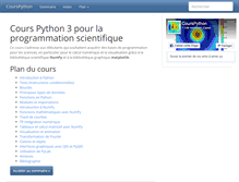 Tablet Screenshot of courspython.com